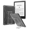 For Amazon Kindle Paperwhite 4 (2018) Clear Case Kickstand Shockproof TPU + PC Tablet Cover with Pen Slot