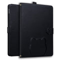 Wallet Case for Amazon Kindle Paperwhite (2024) Leather Stand Table Cover with Stylus Holder, 3D Effect Cat Pattern