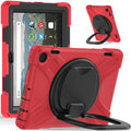 For Amazon Fire HD 8 (2022) / HD 8 (2024) Bump Proof Tablet Case PC+Silicone Protective Cover with Kickstand