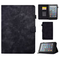 For Amazon Fire 7 (2015) / (2017) / (2019) Butterfly Flower Pattern Imprinted Magnetic Flip Protection Cover PU Leather Stand Card Holder Tablet Case with Auto Wake / Sleep