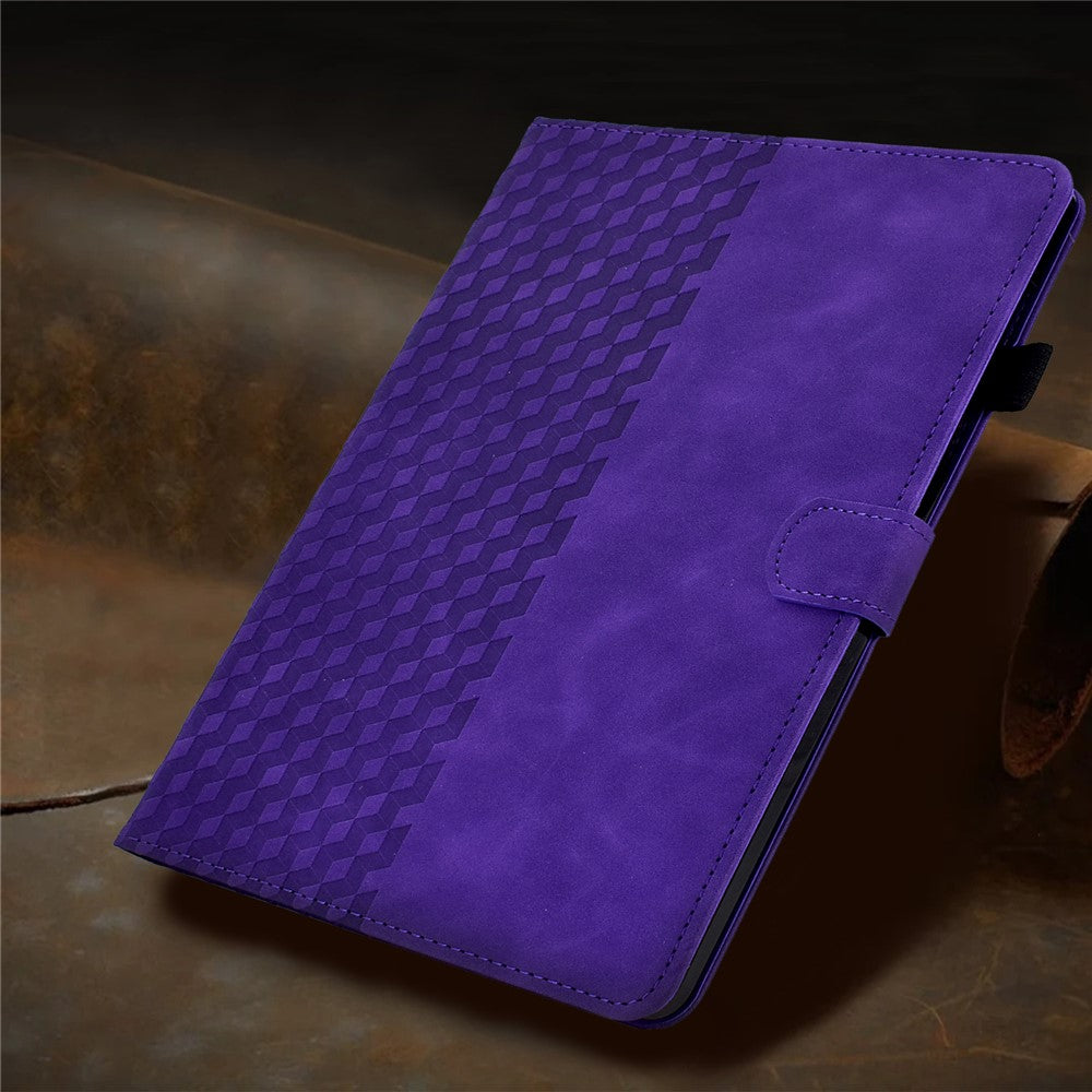 For Amazon Kindle Youth Edition 2022 PU Leather Folding Stand Cover Pattern Imprinted Card Holder Tablet Shell with Auto Wake / Sleep