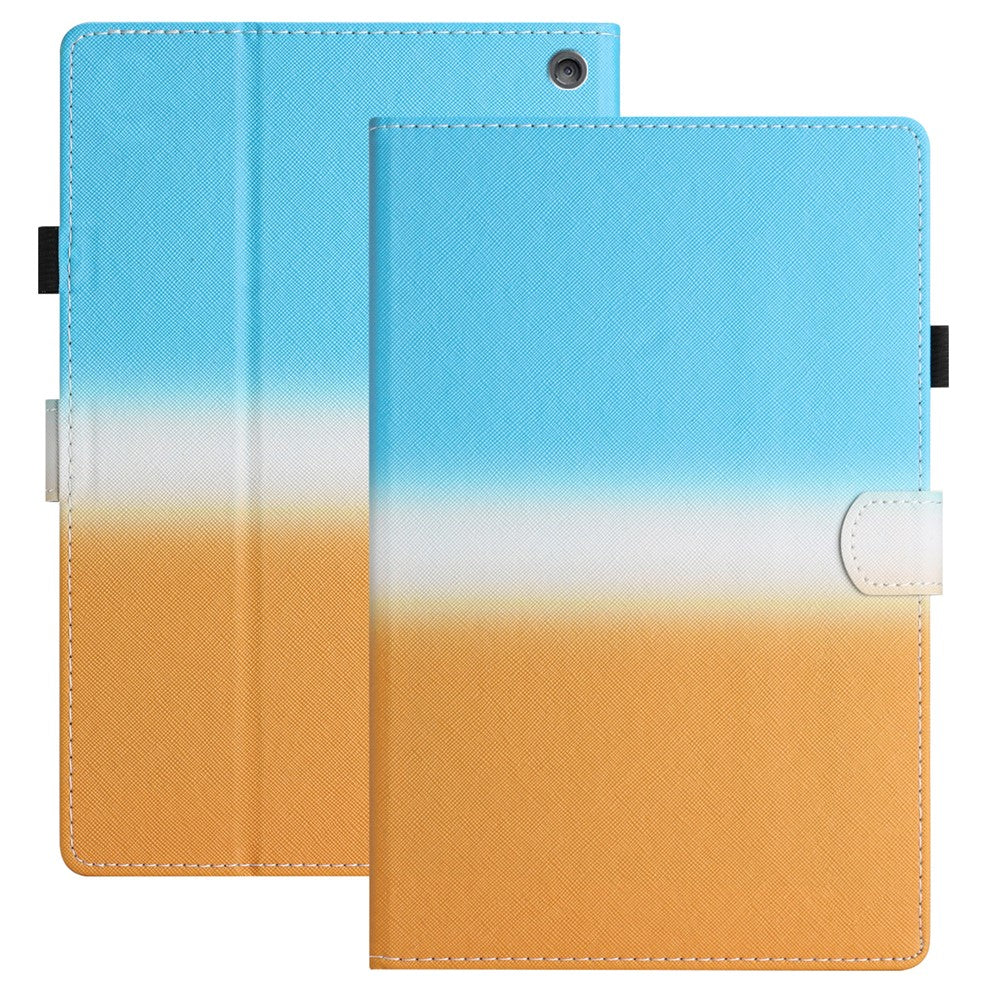 For Amazon Fire HD 10 (2021) / HD 10 Plus (2021) Protective Case Tablet PU Leather Stitch Cover with Card Holder