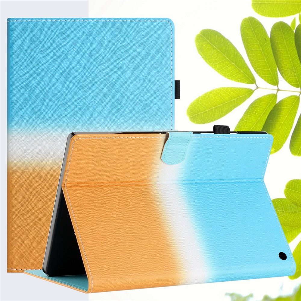 For Amazon Fire HD 10 (2021) / HD 10 Plus (2021) Protective Case Tablet PU Leather Stitch Cover with Card Holder