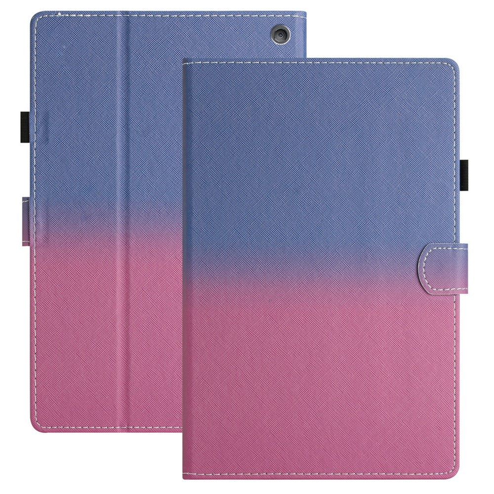 For Amazon Fire HD 10 (2021) / HD 10 Plus (2021) Protective Case Tablet PU Leather Stitch Cover with Card Holder