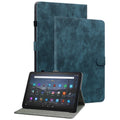 For Amazon Fire Max 11 Anti-Slip Stand Cover PU Leather Cute Tiger Pattern Card Slots Tablet Case