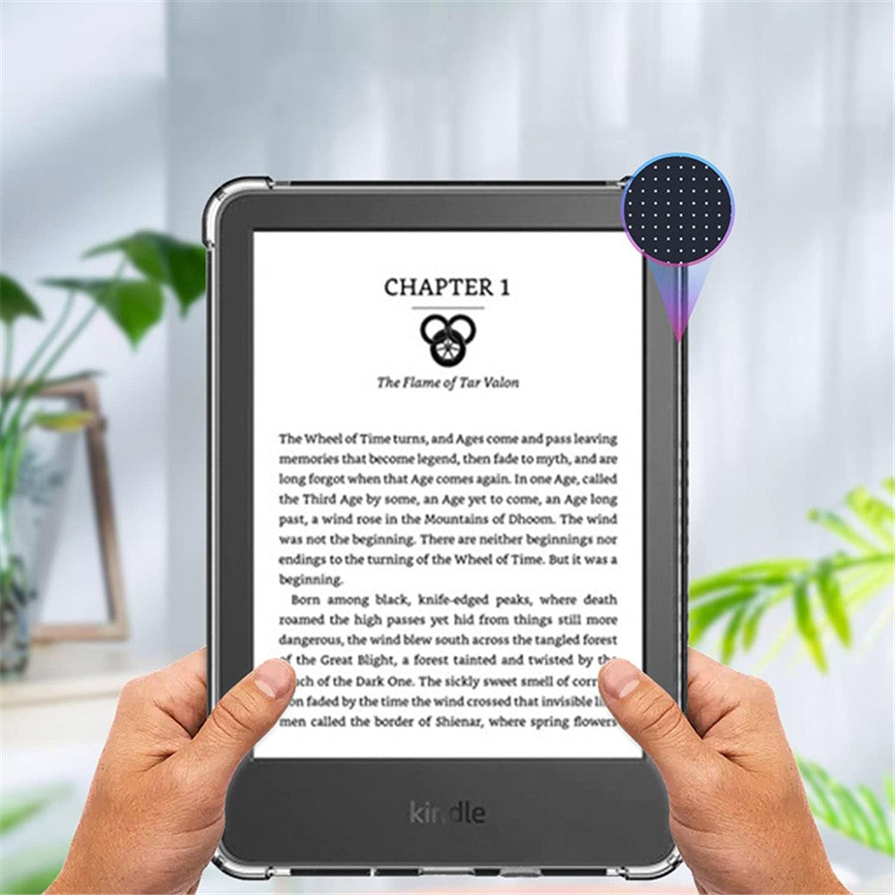 For Amazon Kindle 6 inch (2024) / (2022) Anti-drop TPU Case Reinforced Corners Protective Cover