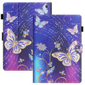 For Amazon Fire Max 11 PU Leather Pattern Printing Case Stand Card Holder Tablet Cover with Auto Sleep / Wake