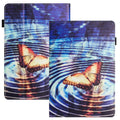 For Amazon Kindle Paperwhite 5 (2021) PU Leather Tablet Protective Case Pattern Printing Anti-drop Tablet Stand Shell