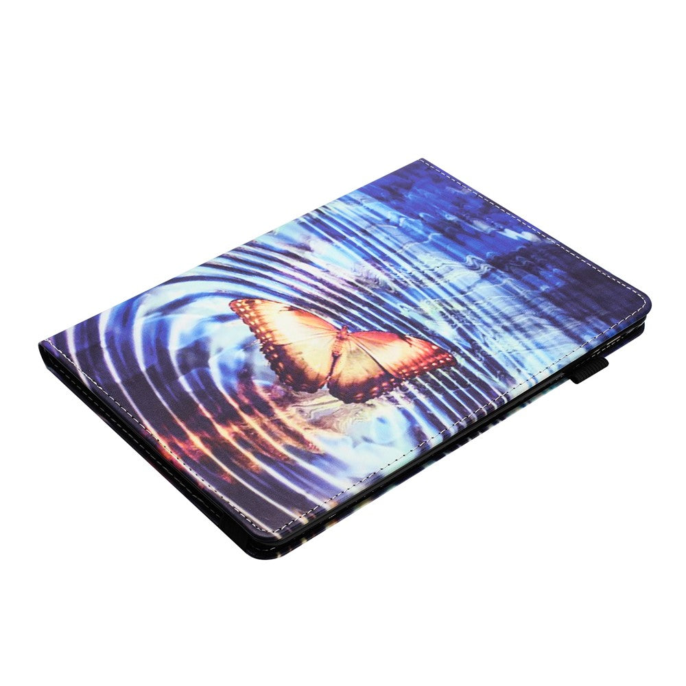 For Amazon Kindle Paperwhite 5 (2021) PU Leather Tablet Protective Case Pattern Printing Anti-drop Tablet Stand Shell