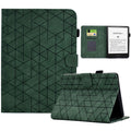 For Amazon Kindle 11th (2024) / 6'' (2022) Case Anti-Drop PU Leather Rhombus Pattern Stand E-Reader Cover