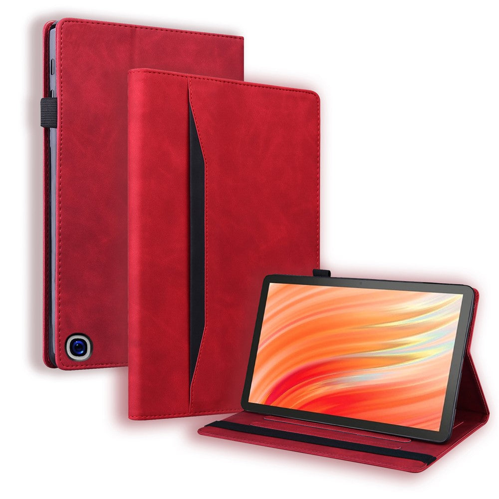 For Amazon Fire HD 10 (2023) Protective Case PU Leather Auto Sleep / Wake Business Cover