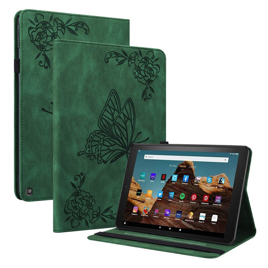 For Amazon Fire HD 10 (2023) Leather Case Card Holder Stand Tablet Cover
