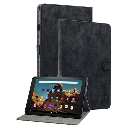 For Amazon Fire HD 10 (2023) Case Leather Tablet Cover with Card Slots Stand