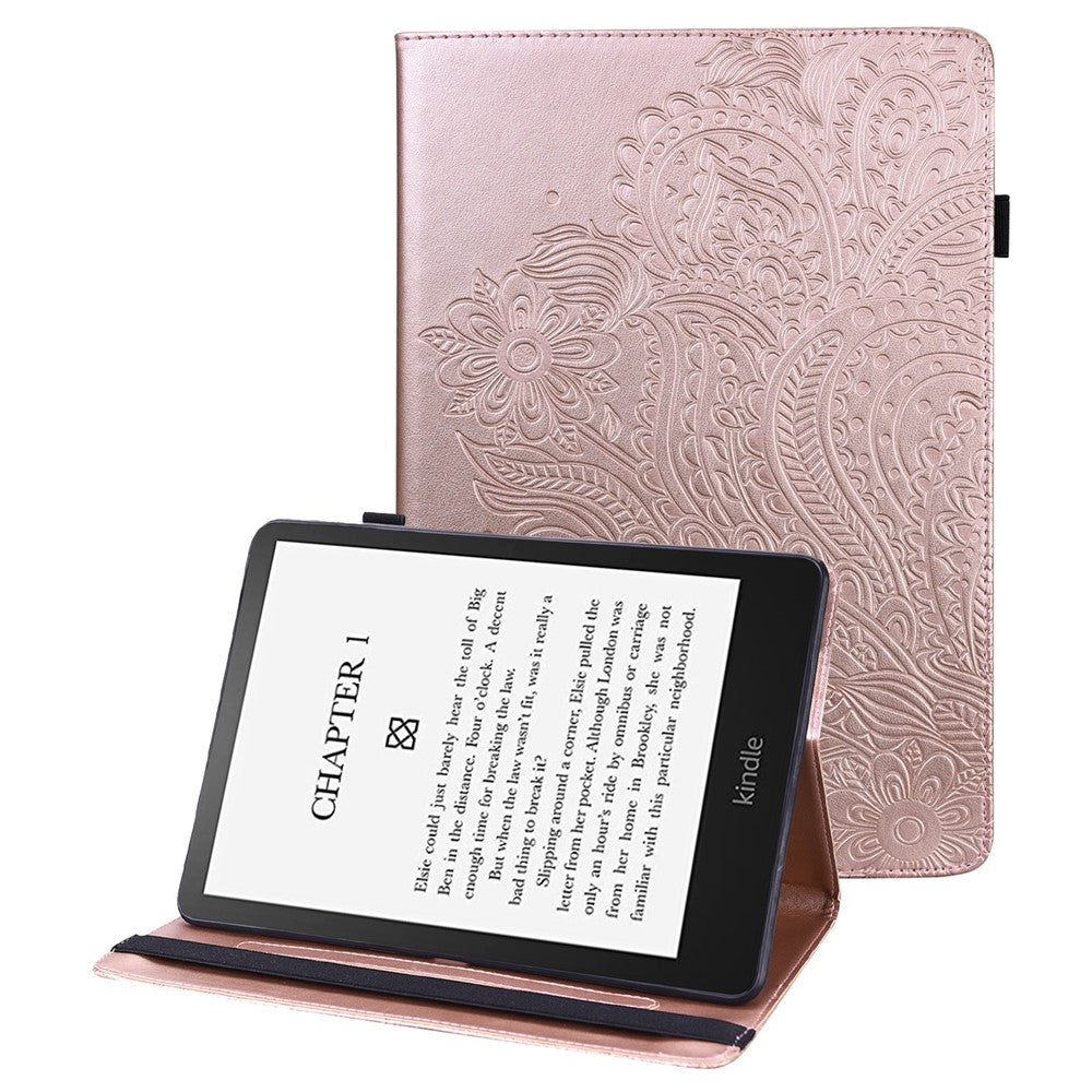 For Amazon Kindle Paperwhite (2024) / Kindle Colorsoft Case PU Leather E-Reader Cover with Card Slots Stand