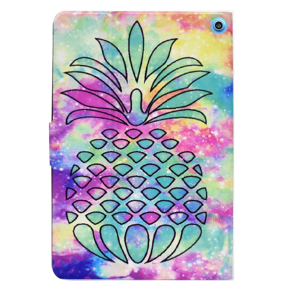 A2 For Amazon Fire HD 10 (2023) Case Pattern Printed PU Leather Tablet Cover with Card Slots