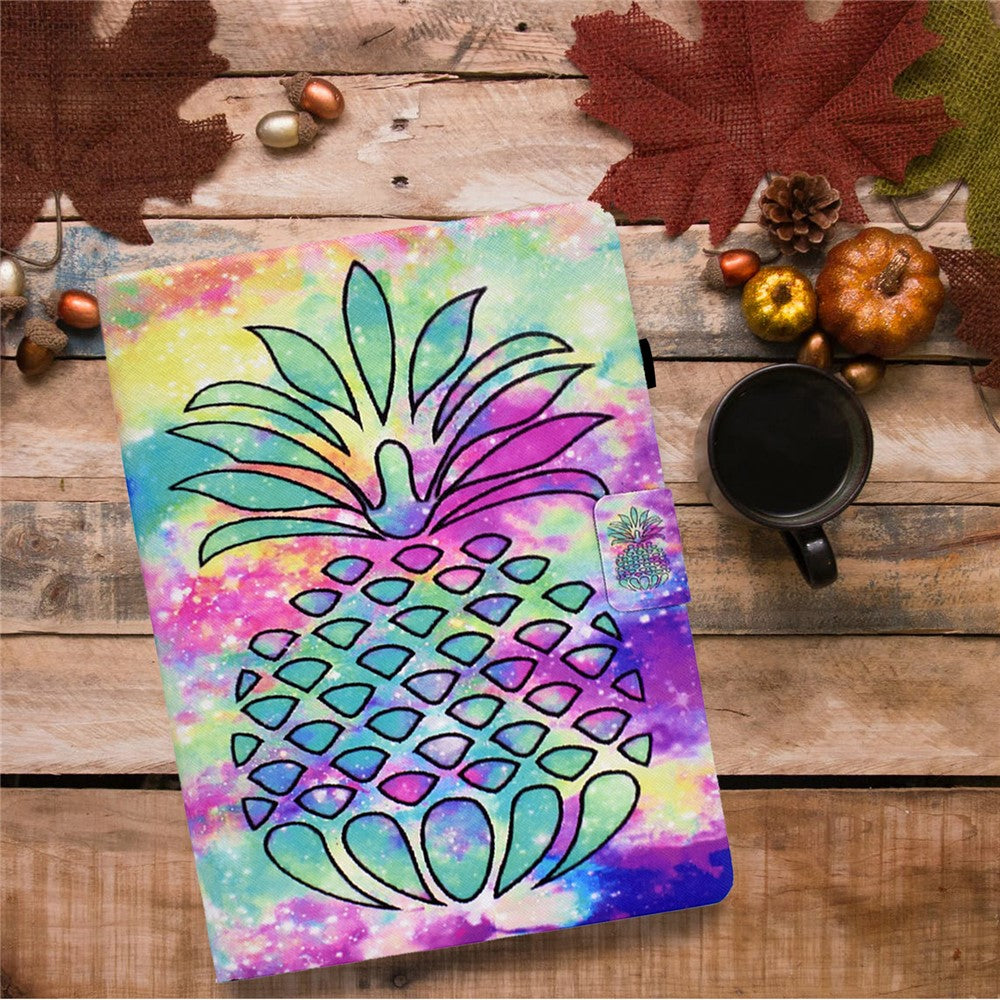 A2 For Amazon Fire HD 10 (2023) Case Pattern Printed PU Leather Tablet Cover with Card Slots