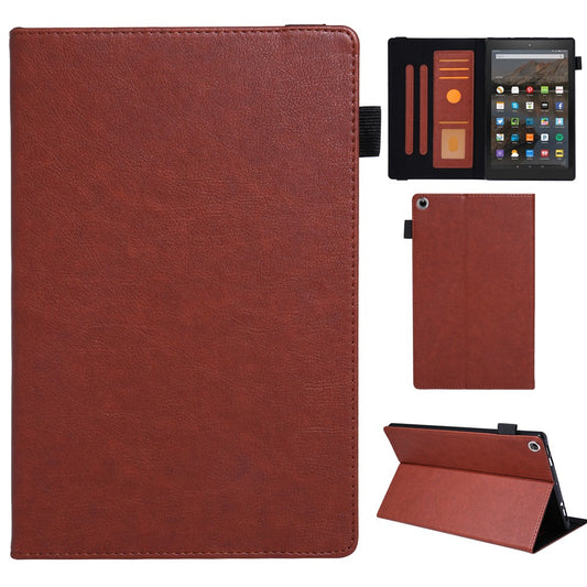 For Amazon Fire HD 10 (2015) / (2019) / (2017) Case Card Slots Shockproof Tablet Leather Flip Cover