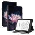 For Amazon Kindle Paperwhite 5 (2021) Case Pattern PU Leather Stand Card Slots Protective Cover