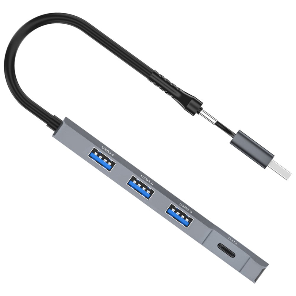 ADS-309D Type-C+USB Expansion Hub Adapter to 3xUSB 3.0+1xUSB-C 3.0 Data Port