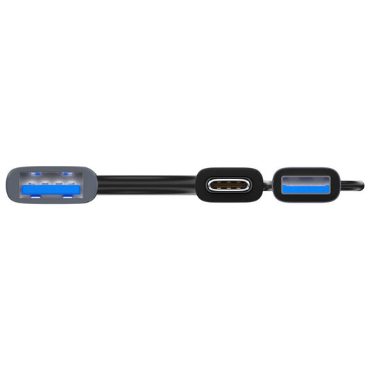ADS-303D 7-in-1 Multifunctional Hub USB + Type-C to USB 3.0 + 6x USB 2.0 Splitter
