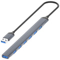 ADS-303A 7-Port USB Adapter Data Transmission USB 3.0 / 2.0 Hub Expansion Dock Station Converter