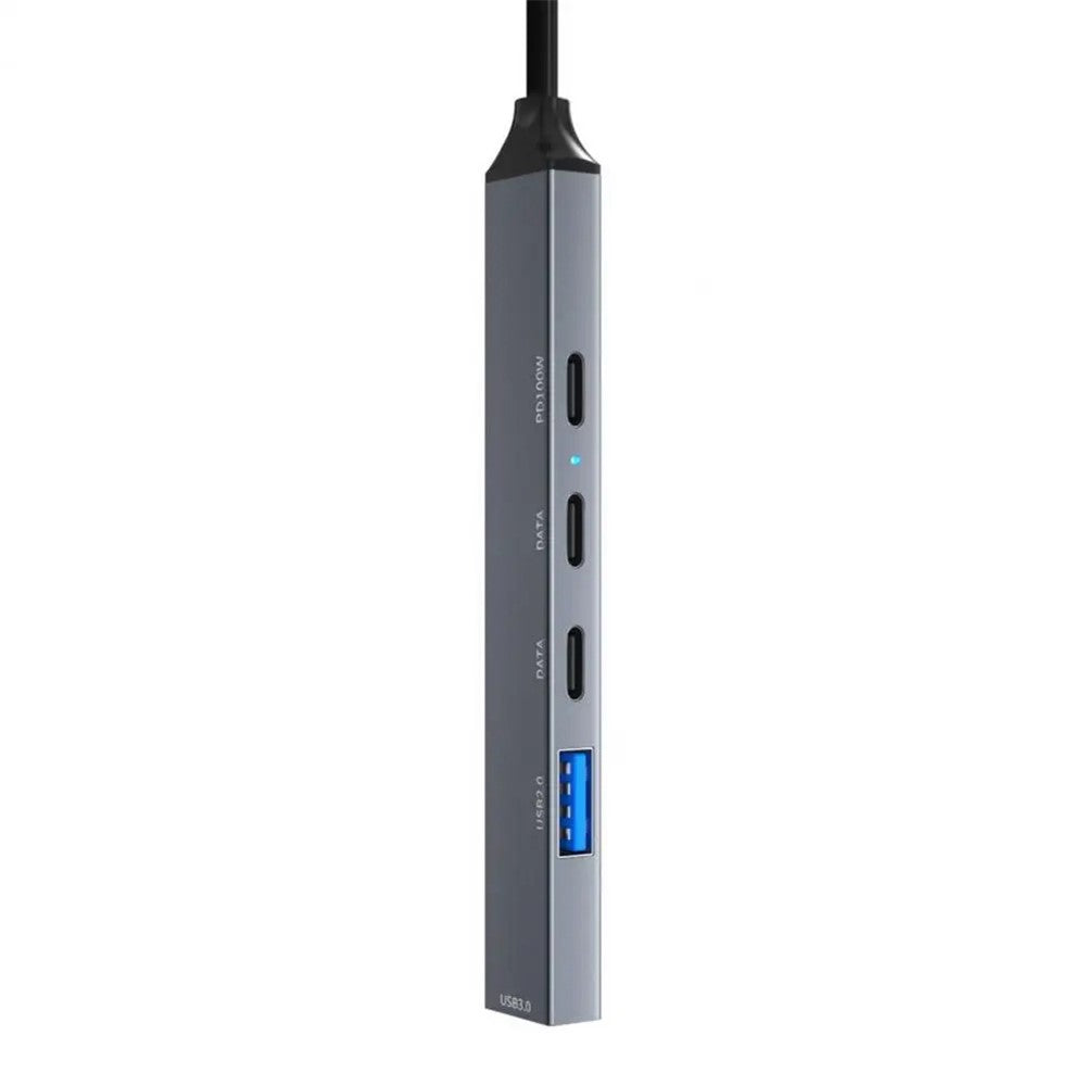 ADS-809 5-Port Type-C Expansion Hub USB 3.0 / 2.0 Converter Support PD 100W Fast Charging