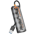 SW4U-A USB Expansion Hub Data Transmission Adapter with 4xUSB 3.0+1xUSB-C