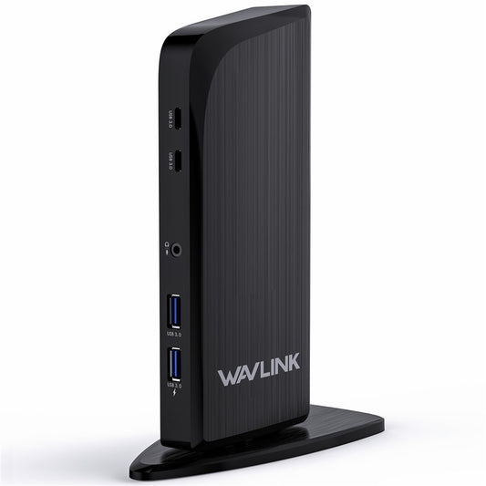WAVLINK UG39PD1 13-in-1 USB C Docking Station Triple Monitors 4K HD Compatible for Windows / Mac OS