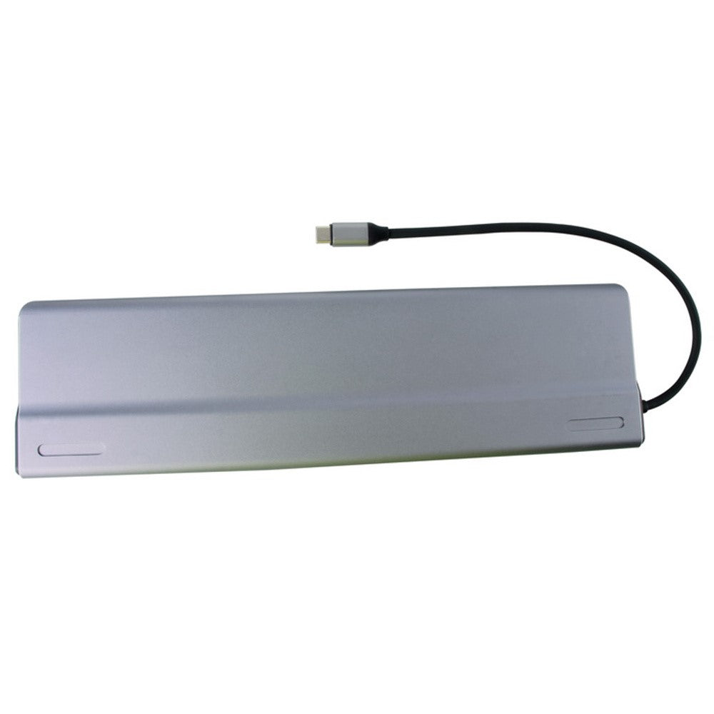 FX-2020C 15-in-1 Type-C Hub with 4K HD, DP, VGA, 100W PD Charging, USB 3.0, RJ45 Ethernet Port