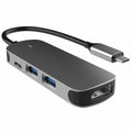 FX-1804H 4-in-1 Aluminum Alloy Type-C Hub with 2x USB-A, HD 4K and PD Charging USB-C