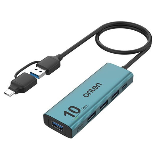 ONTEN UCA611+ 10G USB-A / USB-C to USB-A Converter 4 Port USB 3.2 Gen2 Hub with Charging Function