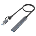 ONTEN UCA9701 USB-A / C Splitter USB 3.0 + 3xUSB 2.0 Computer Expansion Dock OTG Adapter