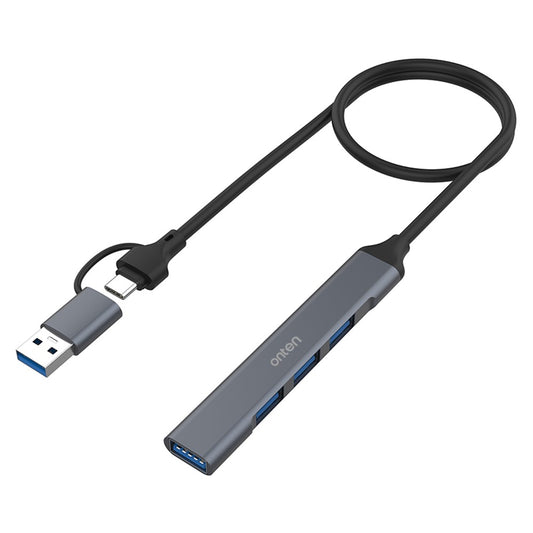 ONTEN UCA9701 USB-A / C Splitter USB 3.0 + 3xUSB 2.0 Computer Expansion Dock OTG Adapter