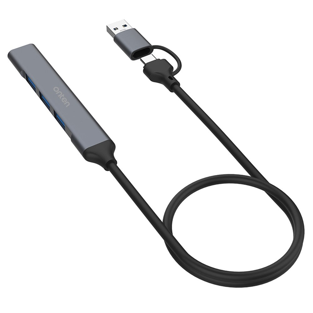 ONTEN UCA9701 USB-A / C Splitter USB 3.0 + 3xUSB 2.0 Computer Expansion Dock OTG Adapter