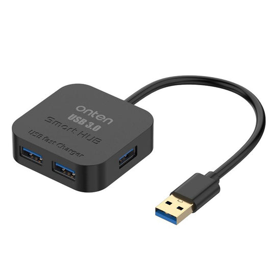 ONTEN 35210 4 Port USB 3.0 Hub Expansion Dock For Computer USB Splitter High Speed Data Transfer Adapter