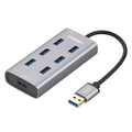 ONTEN 8108 Computer 7 Port USB 3.0 Hub Aluminum Alloy Multi USB Expansion Splitter
