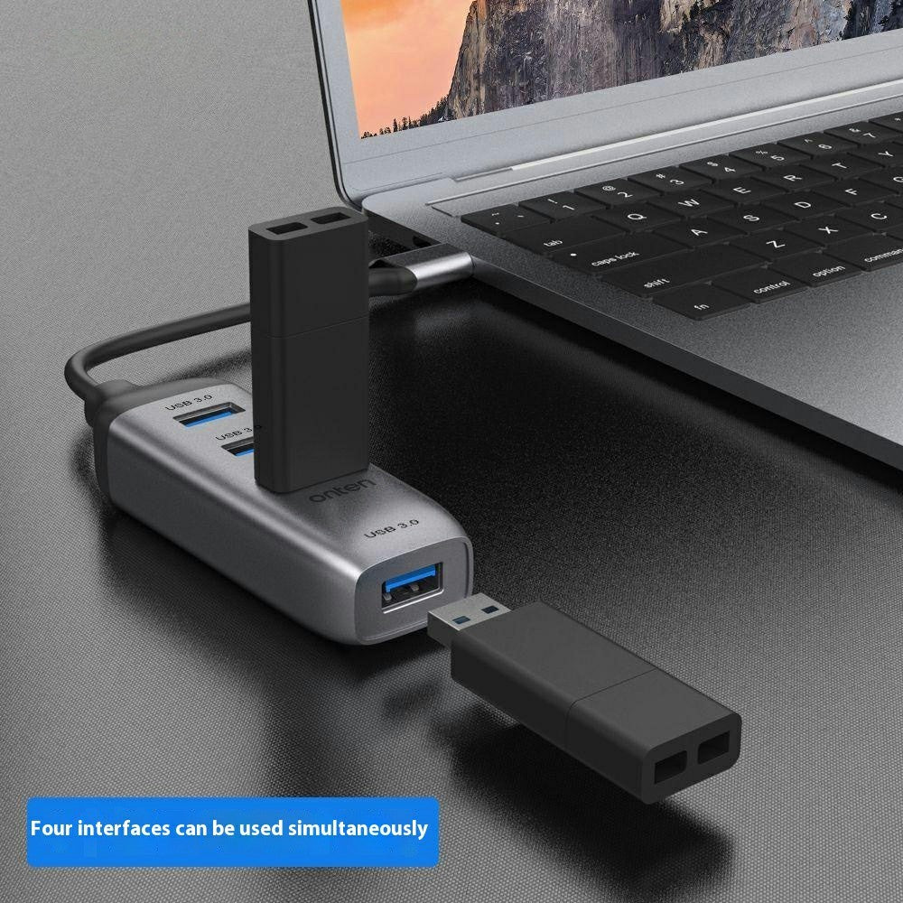 ONTEN 95118U USB-C Hub 4 in 1 Type-C to 4 x USB3.0 Splitter Adapter for Laptop Phone Tablet
