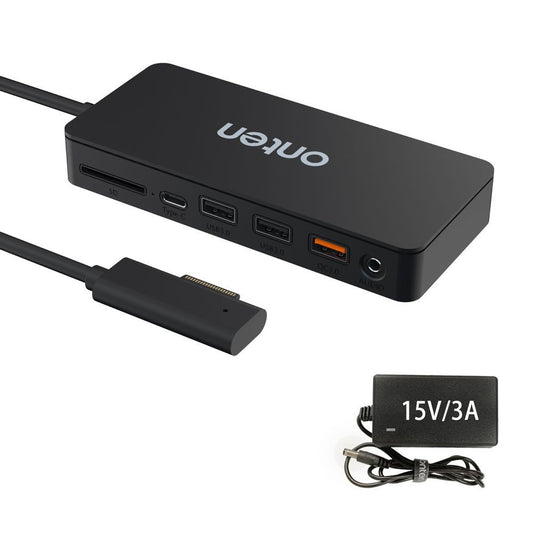 ONTEN SD11 12 In 1 Hub for Microsoft Surface Pro  /  Go  /  Laptop Docking Station 4K Mini DP Adapter
