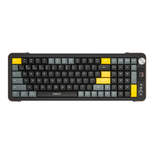 IMICE AN-800 99 Keys 2.4G + Bluetooth-compatible Wireless Keyboard Scissor Switch Rechargeable Keyboard