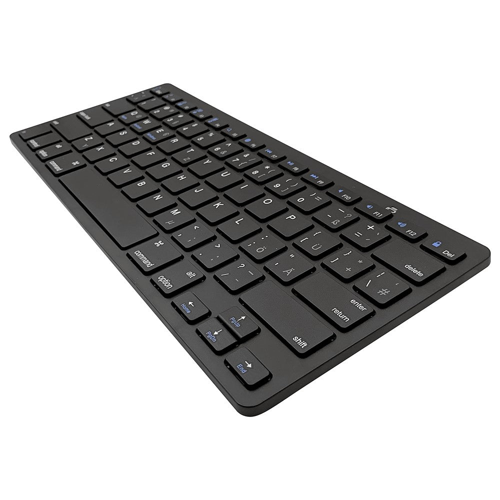 X5 Lightweight Ultra-thin Bluetooth-compatible Keyboard Portable Wireless Keyboard for Apple/Android OS (German)