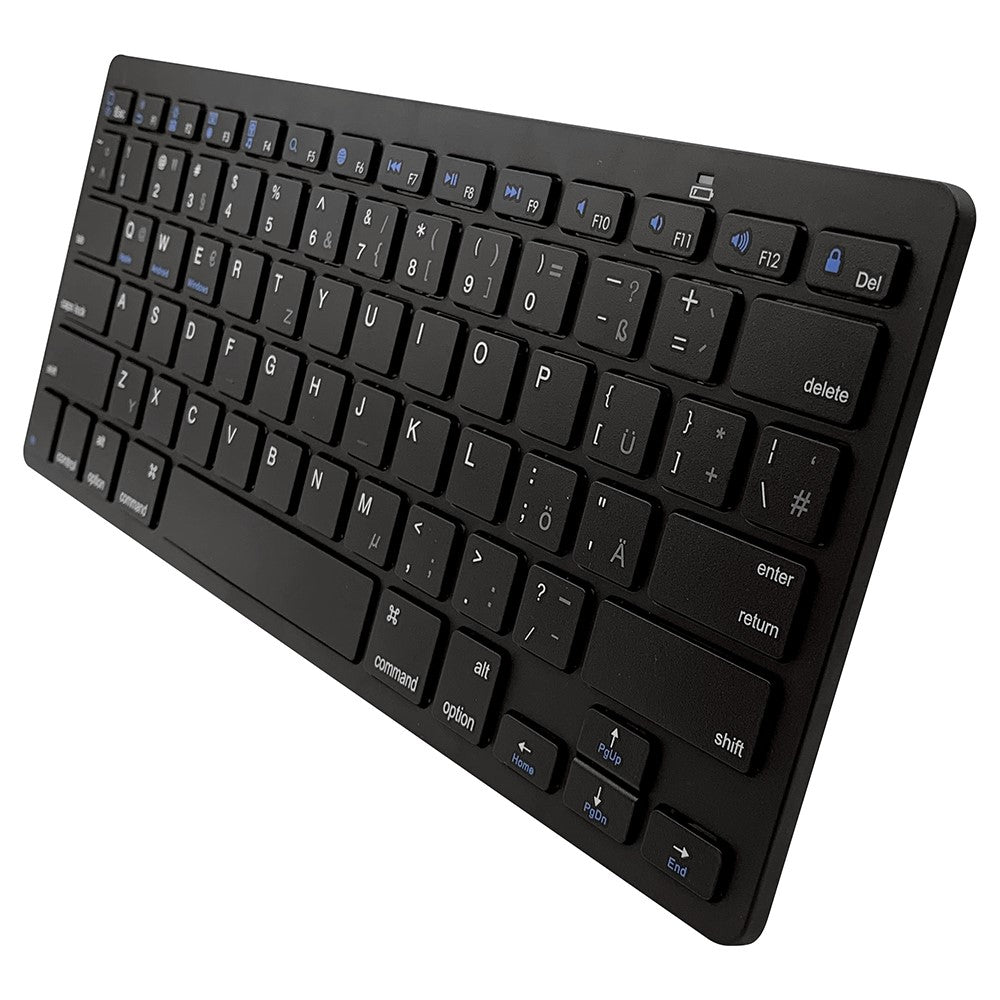 X5 Lightweight Ultra-thin Bluetooth-compatible Keyboard Portable Wireless Keyboard for Apple/Android OS (German)