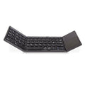 B033 Portable Tri-fold Bluetooth-compatible Keyboard Universal Laptop Tablet Phone Wireless Keyboard with Touchpad