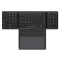 B055 Portable Folding Bluetooth-compatible Keyboard Universal Laptop Tablet Wireless Keyboard with Touchpad
