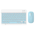030 Wireless Keyboard and Mouse Combo 10-inch Rechargeable Mouse Keyboard Set for Mac / iOS / Windows / Android