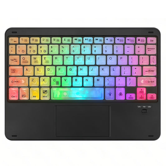 172 Wireless Touchpad Keyboard RGB Backlit Bluetooth-compatible 5.1 Rechargeable Keyboard