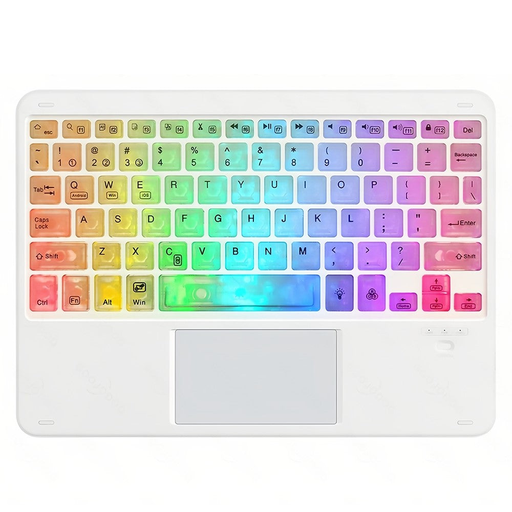 172 Wireless Touchpad Keyboard RGB Backlit Bluetooth-compatible 5.1 Rechargeable Keyboard