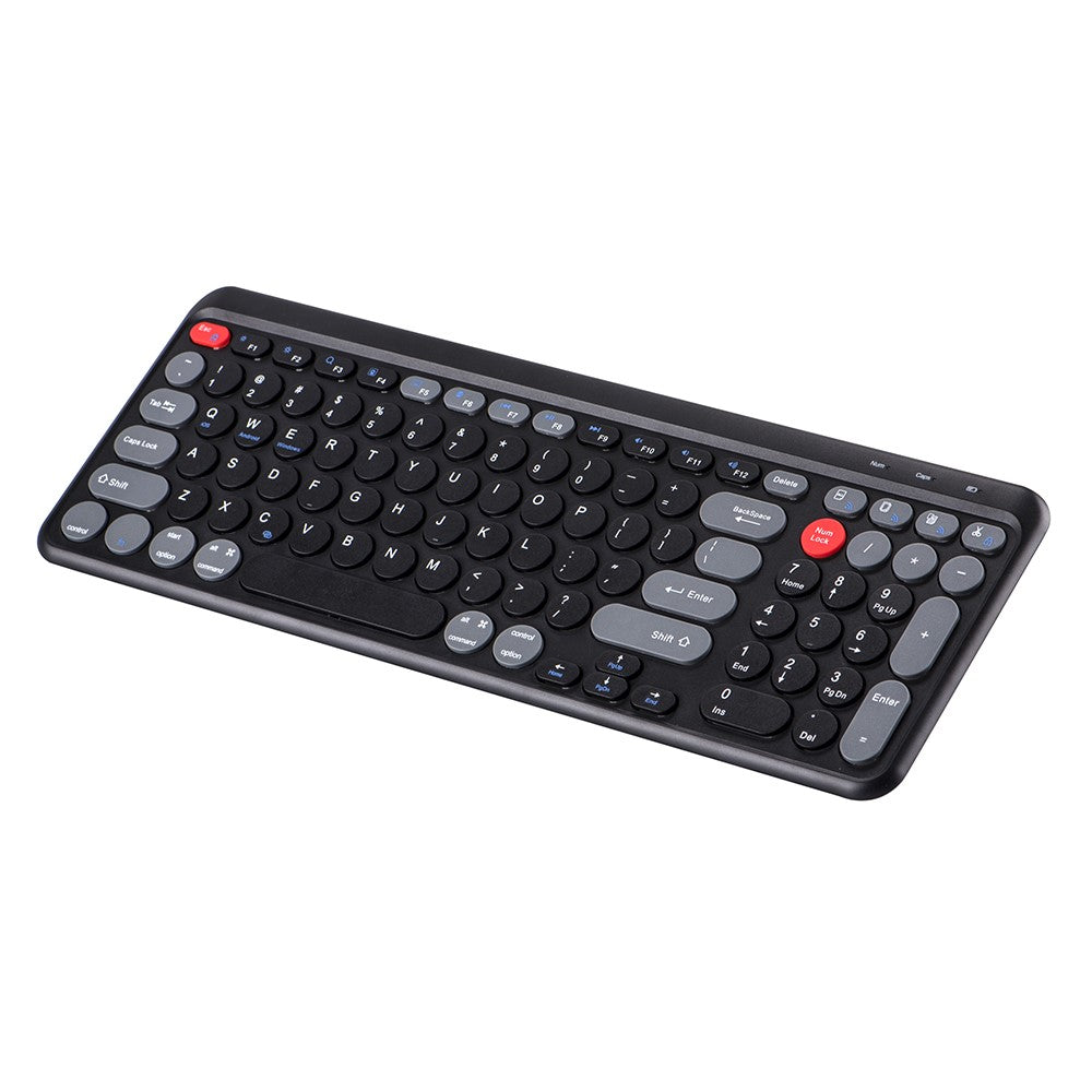 A202 Bluetooth-compatible Laptop Keyboard Portable Wireless 2.4G Keyboard Number Keypad for Windows / 8-Pin / Android