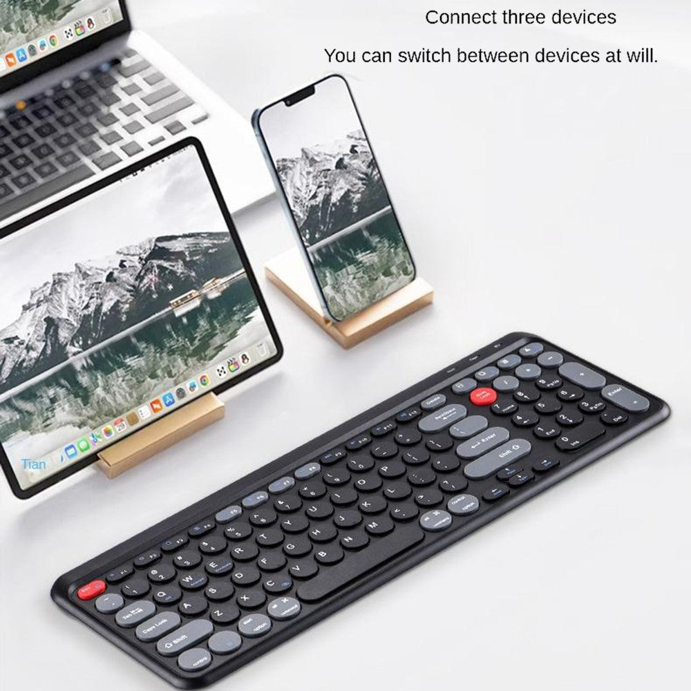 A202 Bluetooth-compatible Laptop Keyboard Portable Wireless 2.4G Keyboard Number Keypad for Windows / 8-Pin / Android