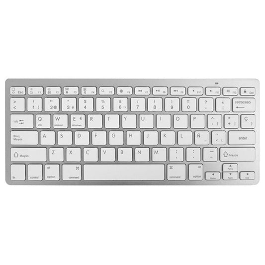 X5 (SP) Spanish Universal Wireless Bluetooth-compatible Keyboard for Smart Phone / Tablet