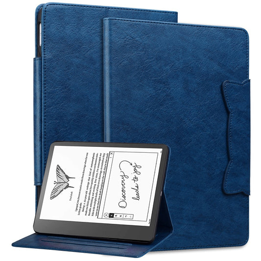 For Amazon Kindle Scribe Stand Case Card Slot PU Leather Tablet Cover